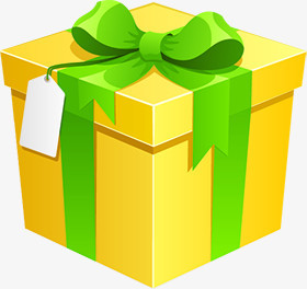 可爱卡通黄色丝带礼盒 传递温暖与喜悦的精美礼品